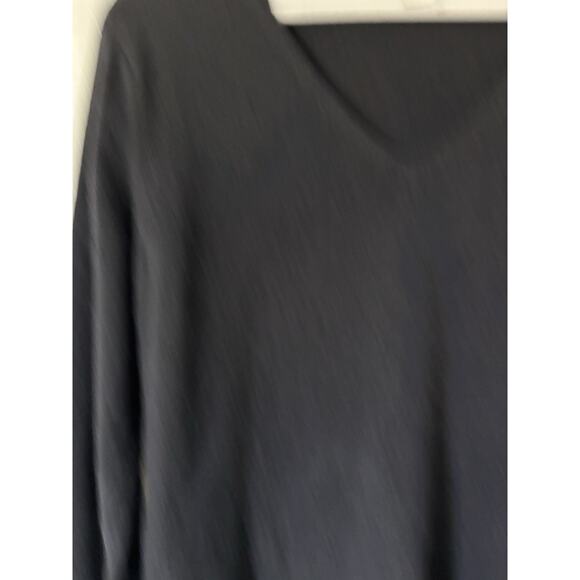 Kinross Cashmere Sweater Vneck Black Soft Womens Small - Picture 5 of 10